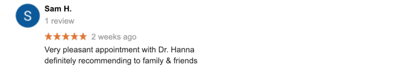 A white background with the name hanna and friends.