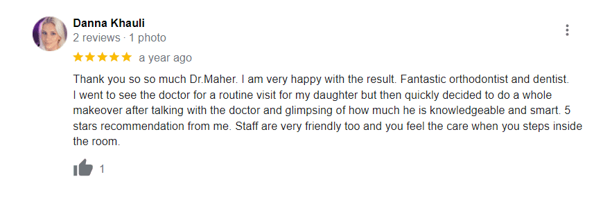 A person 's testimonial for their visit to the doctor.